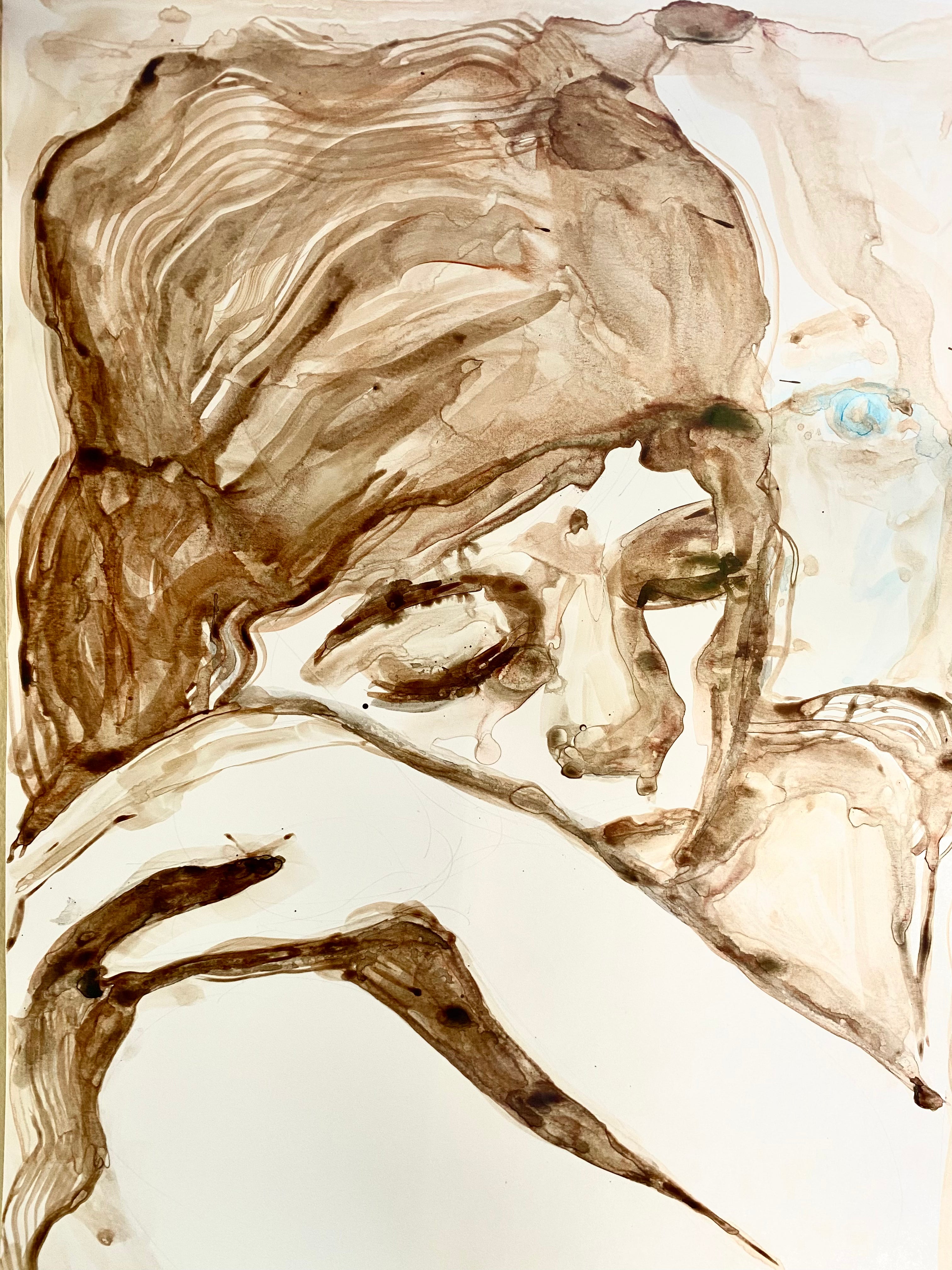 Stranger who looked like an angel while sleeping